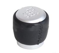 Bulevisiter for Manual Gear Shift Knob 6 Speed ABS Replacement for for Avensis T25 for Facelift 2006-2009 and RAV4 2005-2012 Silver Black Interior Car Part