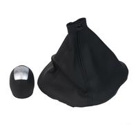 Bulevisiter Gear Shift Knob and Gaiter Boot Cover Compatible with for Daily 2006-2011 LHD | 5/6-Speed Manual Transmission | Black Plastic & PU Leather | Left-Hand Drive(5 speed)