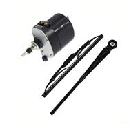 Bulevisiter General 12V Windscreen Wiper Motor With 300Mm Blade And Arm, For Tractor Fishing Boat Caravan UTV, 45-120 Degree Sweeping Angle(Motor)