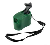 Bulevisiter Hand Crank USB Charger Generator Manual Dynamo Power Source for Mobile Phones Digital Devices Travel Outdoor Activities with LED Light(Green)