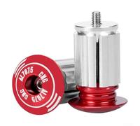 Bulevisiter Handlebar Extension 18mm for Mountain and Road For Bike, Aluminum Alloy Lockable Bar End, Lightweight & Wear-Resistant, For Easy Install, No Modification(Red)