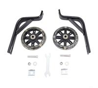 Bulevisiter Kids For Bike Training Wheels for 14 16 20 Inch Bicycles - Black PU Flashing Balance Wheels with Magnetic Luminescence, No Batteries Required,(20inch)