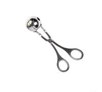 Bulevisiter Meatball Scoop with Dual Size Options - Stainless Steel Baller for Meatballs, Cookie Dough, Cake Pops - Non-, For Easy Clean, Multi-Purpose Kitchen Gadget(Small)