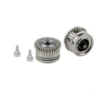 Bulevisiter Metal Filament Drive Gear for K1/for K1C/for K1 Max and 3 for V3/for V3 Plus 3D Printers, Hardened Steel Dual Extruder Gear, 14.5 x 9.6mm, Silver(Silver)