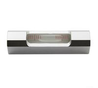 Bulevisiter Mini Bar Type Level with Bubble, Stainless Steel Compact Machine Tool Level for Precise Alignment, 84 x 20 mm(Silver)