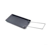 Bulevisiter Mini Cheese Melting Raclette Grill With Baking Tray Non-Stick Surfaces Carbon-Steel Portable Table Top Grill Set For Family Gathering