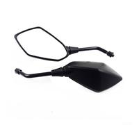 Bulevisiter Motorcycle Rearview Mirror, Wide-View 6.1-Inch Glass Lens with 360-Degree Rotation, ABS Shell & Steel Rod for All Weather Use, Compatible with Most Motorcycles(sku)