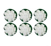 Bulevisiter Multicolor Floating Lotus Lanterns 6-Pack LED Sensor Night Lights for Outdoor Indoor Decor Garden Fish Tank Festival Use(B)