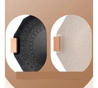 Bulevisiter Outdoor Camping Cookware Set: Non- Grill Pan with 6-Layer Die-Cast Body, Even Heat Distribution for Gas, Induction, and Electric Stoves, Portable Travel(White)