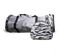 Bulevisiter Outdoor Waterproof Bag for Swimming, Diving, Beach and River Use | 20L High-Capacity Portable Storage with Oxford 600D & Hexagonal Mesh Fabric | Compatible(White)