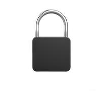 Bulevisiter Padlock Rechargeable Electronic Timer Lock with LCD Display Backlight Metal Construction 99H59M Timer USB Charging Silver(Black)