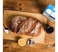 Bulevisiter Parchment Paper 20 x 30 cm 100 PCS, Unbleached Non- Baking Sheets for Bread Rolls Cupcakes, Heat Resistant up to 220°C, Food Safe Wrap and To-Go Packaging