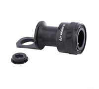 Bulevisiter Pedal Mount Fixing Adapter in High Strength Aluminum Alloy, Portable Quick Release Holder Buckle Compatible with M5 Screw Points for Road, Mountain or Touring Bikes, For CNC(black)