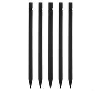 Bulevisiter Plastic Pry Bar Tool Set, 5-Piece Screen Opening Tool for Phone Tablet PC Repair, Dual-Head Spudger with Flat and Rounded Edges, 147mm Length, Compatible with