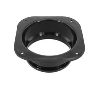 Bulevisiter Plastic Square to Round Flange Joint for Ventilation Duct Connection, PP Material, 75/100/125/150/200/250/300mm Size Options, Wall-Mounted Air(125mm)