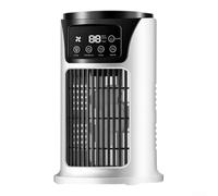Bulevisiter Portable Air Conditioners Small Tower Fan Cooling Fan With 6 Speed, 6 Hour Timer 300Ml Water Tank Desktop Air Conditioner For Home Office