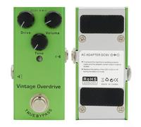 Bulevisiter Portable Guitar Effect Pedal,Metal Distortion Guitar Pedal,Distortion Delay Chorus Tremolo Overdrive,Guitar Effect Pedal With LED Light(A)