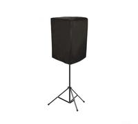 Bulevisiter Powered Speaker Cover, Slip-on Cover for Active Powered Speaker, Waterproof Protective Bag for Upright Audio Equipment Dust Moisture Shield Black(19 * 20 * 30inch)