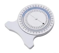 Bulevisiter Range of Motion Inclinometer for Physiotherapy and Rehabilitation, Bubble Protractor Goniometer for Accurate Joint and Spine Measurement, ABS