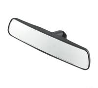 Bulevisiter Rearview Mirror for Cars - 10 Inch Panoramic Anti-Glare Interior Mirror with Wide-Angle View, Black ABS Frame for Clear Night Driving
