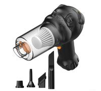 Bulevisiter Rechargeable Dust Cleaner with Blowing, Suction and Inflating Functions | 120W USB-Powered Mini Vacuum for Car, Keyboard, Computer | 250ML Dust Bin, 80L/min