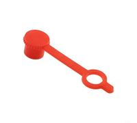 Bulevisiter Red ABS Nipple Fitting Dust Cover for M6 M8 M10 Grease Zerk, Plastic Protective Cap Compatible with Automotive Brake and Lubrication Nozzles, 1 Pack(M10)