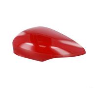 Bulevisiter Red Mirror Cover Cap For Ford Fiesta MK7, Left Side Wing Mirror Replacement, ABS Material Passenger Door Mirror Cover