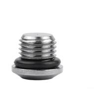 Bulevisiter Scuba Diving Regulator Port Set, 3/8 Inch Low Pressure and 7/16 Inch High Pressure, Copper with Chrome Plating for 1st Stage LP/For HP Ports, Leak-Proof O-For Ring, Lasting(3/8-24 LP)