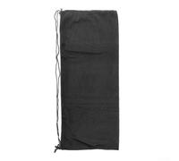Bulevisiter Soft Flannel Tennis Racket Storage Bag for 2 Rackets, Lightweight Drawstring Sport Bag with Dirt-Resistant & Wear-Resistant Protection, Black (31.5 x 13.4 in)