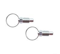 Bulevisiter Spring Plunger with Pull For Ring | Stainless Steel Retractable Indexing Pin | M6/M8/M10/For M12 Sizes | for Industrial Equipment, Molds, Cabinets, Automotive(M Twelve)