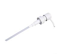 Bulevisiter Stainless Steel Lotion Head for Bath Accessory Sets - 28/400 Thread, 11 cm Tube Length, Leak-Resistant Sealed Design, Compatible with DIY Bottles and(White)