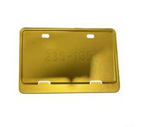 Bulevisiter Stainless Steel Motorcycle License Plate Holder Frame for Philippines Standard, For Durable and For Easy to Install(gold)