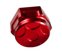 Bulevisiter Steering Stem Nut For CNC Machined Aluminum Alloy Top For Yoke Nut for Surron For Light Bee Electric Dirt For Bike Compatible with 21mm Inner Diameter(Red)