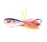 Bulevisiter Topwater Frog Lure for Freshwater and Saltwater Fishing, 90mm 9.5g Soft Bait with Barbed Hook, Compatible with Various Fishing Techniques, For Lasting Plastic(11)
