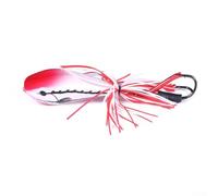 Bulevisiter Topwater Frog Lure for Freshwater and Saltwater Fishing, 90mm 9.5g Soft Bait with Barbed Hook, Compatible with Various Fishing Techniques, For Lasting Plastic(3)