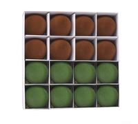 Bulevisiter Velvet Christmas Ball Ornaments 2.4 Inch 16 Pieces Set for Christmas Tree Decoration in Multiple Colors with Easy Hanging Metal Wire(Style4)