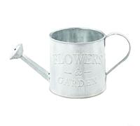 Bulevisiter Vintage Iron Watering Can Flower Pot Metal Vase Decorative Garden Bucket Sprinkler Retro Home Decor Portable Container With Open Top Design For Easy Water Filling(The Old)