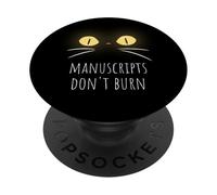 Bulgakov "Manuscripts Do Not Burn!" Quote PopSockets Adhesive PopGrip