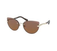 Bulgari BV6172B 278/EL Woman Outlet sunglasses Metal Gold Orange Cat Eye Normal