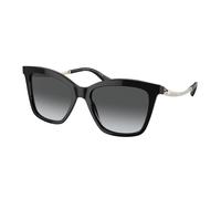 Bulgari BV8257 501/T3 Woman Outlet sunglasses Acetate Black Grey Cat Eye Polarized Shaded