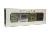 Bvlgari Miniatures For Him Gift Set 5ml Pour Homme EDT + 5ml Man Rain Essence EDP + 5ml Man Wood Essence EDP + 5ml Man In Black EDP