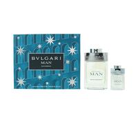 Bulgari Man Rain Essence 2 Piece Gift Set: Eau de Parfum 100ml - Eau de Parfum 1 | TJ Hughes