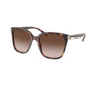 Bulgari Woman BV8245 551513 Outlet sunglasses Plastic Havana Brown Squared Normal Shaded