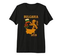 Bulgaria Artwork Bulgarian Symbols Premium T-Shirt