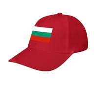 Bulgaria Flag Baseball Cap,Summer Adjustable Classic Low Profile Hat for Men Women,The Ultimate Accessory for Activies Red