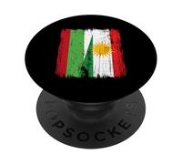 Bulgaria Kurdistan Half Flag Bulgarian Kurdish Jersey PopSockets Adhesive PopGrip