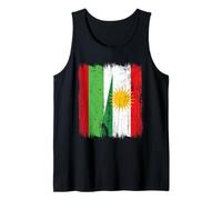 Bulgaria Kurdistan Half Flag Bulgarian Kurdish Jersey Tank Top
