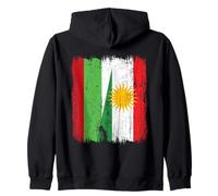 Bulgaria Kurdistan Half Flag Bulgarian Kurdish Jersey Zip Hoodie