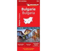 Bulgaria - Michelin National Map 739