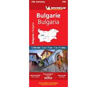 Bulgaria - Michelin National Map 739: Strassen- und Tourismuskarte (Michelin Maps, 739)